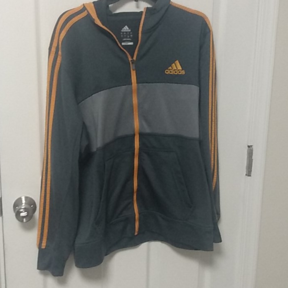 Men Adidas climalite jacket size Men large
